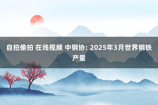 自拍偷拍 在线视频 中钢协: 2025年3月世界钢铁产量